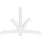 Ekena Millwork Davenport Architectural Grade PVC Gable Bracket, 96"W x 64"H x 4"D x 6"F, 16/12 Pitch GBP096X64X0406DAV00 - alternate 5